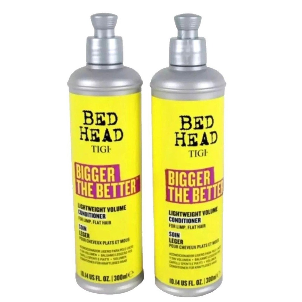 TIGI Bed Head Bigger The Better Lightweight Volume Conditioner, 10.14 Oz, 2 Pack